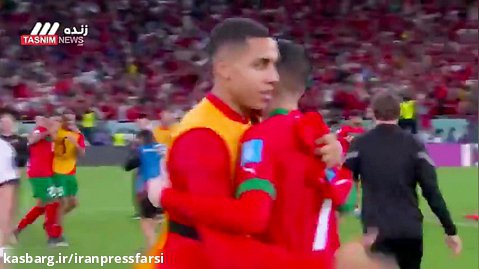 اشک های حسرت رونالدو بعدِ حذف پرتغال از جام جهانی
