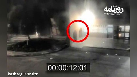 اولین تصاویر از آتش زدن دفتر بسیج دانشجویی دانشگاه شریف