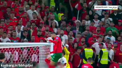 فیلم) واکنش کریستیانو رونالدو بعد از گل مراکش به پرتغال
