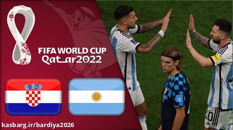 آرژانتین ۳-۰ کرواسی | خلاصه بازی | یک گام تا تحقق رویا برای مسی و آلبی سلسته