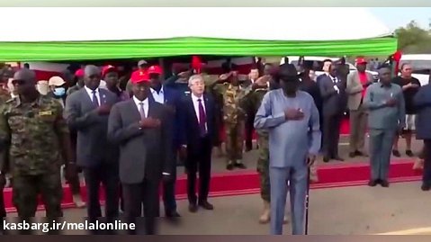 رئیس جمهور سودان جنوبی در پخش زنده خودش را خیس کرد!