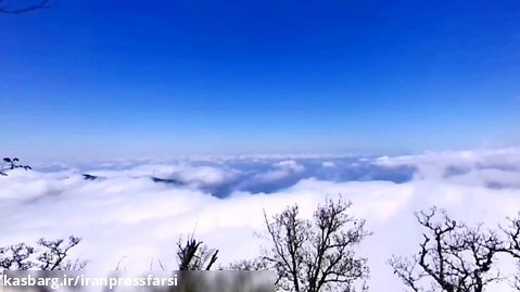 رقص ابرها در ارتفاعات گلستان