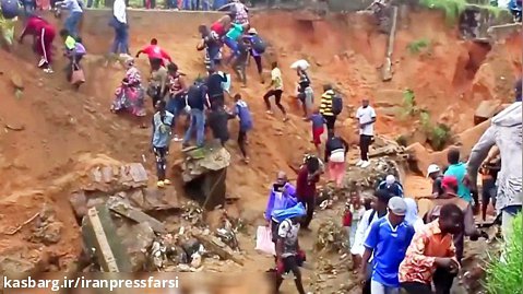 افزایش قربانیان سیل و رانش زمین در پایتخت کنگو