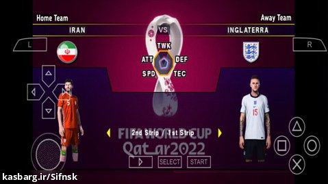 بازی فیفا 2023 جام جهانی قطر 2022 ایران ۱ انگلیس ۱ #۱