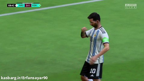 جام جهانی عالی با قهرمان جهان  ( لیونل مسی )