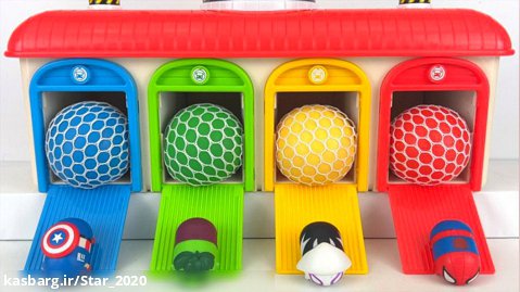 برنامه کودک سرگرمی ، نحوه ساخت مهره های جادویی رنگین کمان با توپ ضد استرس
