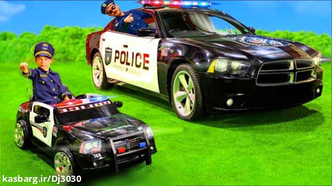 ماشین بازی کودکانه با سنیا : ماشین پلیس بزرگ اسباب بازی