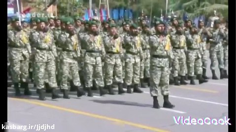 رژه زیبای ارتش و سپاه