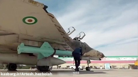 شلیک موشک نصر هواپایه از جنگند های نهاجا