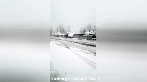 برف و سرمای شدید استان گیلان شهرستان صومعه سرا روستای نرگستان زمستان دی ماه ۱۳۹۸