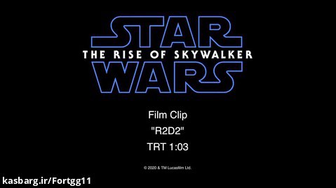 صحنه ای با حضور R2D2  وC3PO در فیلم (Rise of the Skywalker)