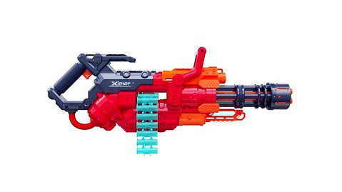 تفنگ  ایکس شات X-Shot مدل Crusher قرمز توی توی toytoy.ir