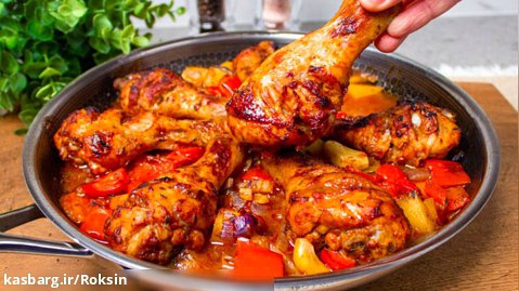 طرز تهیه مرغ خوشمزه با سس مخصوص :: آموزش آشپزی آسان در خانه