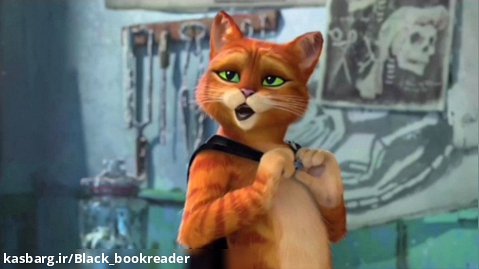 سکانسی از انیمیشن گربه ی چکمه پوش اخرین ارزو 2022 دوبله فارسی