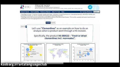 آموزش تریدمپ برای تحقیقات بازار بین الملل، استخراج و تفسیر آمار تجاری