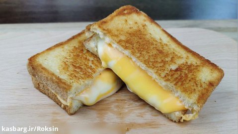 طرز تهیه ساندویچ پنیری خوشمزه :: آموزش آشپزی خانگی