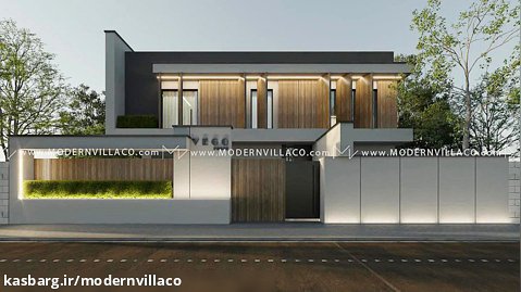طراحی نما | نمای ویلا | View of the villa | modernvilla