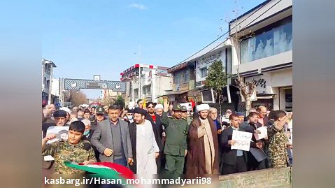 راهپیمایی و نماز جمعه عبادی و سیاسی شهرستان تالش