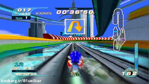 گیمپلی بازی سونیک رایدرز اما سونیک سوار موتورسیکلت میشود | Sonic Riders