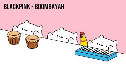 آهنگ boombayah از BLACKPINK ️️️️️ورژن گربه ای