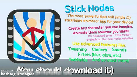 اپلیکیشن انیمیشن سازی Stick Nodes