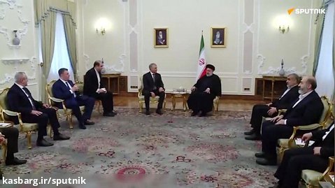 دیدار ویاچسلاو والودین با ابراهیم رئیسی ایران در تهران