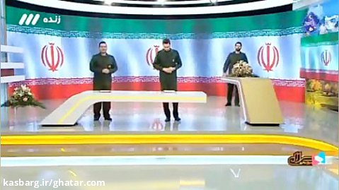 حضور مجریان تلویزیون با لباس فرم سپاه در شبکه سه