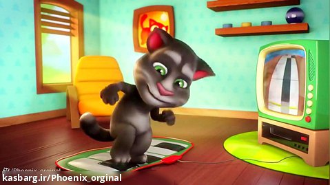 کارتون تام سخنگو | انیمیشن گربه سخنگو | سرگرمی و بازی کودک