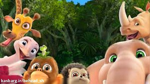 انیمیشن jungle beat حیوانات رنگارنگ 2023