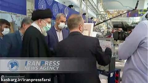 ویدئو بازدید سه ساعته رهبر انقلاب اسلامی از نمایشگاه توانمندی های تولید داخل