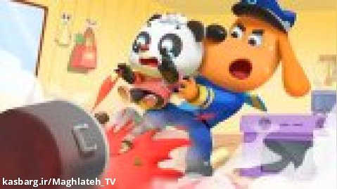 برنامه کودک : کارتون بیبی باس : آقا پلیسه و اتفاق خطرناک در آشپزخانه سرگرمی کودک