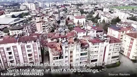زلزله در ترکیه _ تصاویری از اتفاقات قبل و بعد