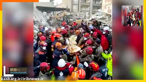 زلزله ترکیه؛ نجات مردی که ۱۱ روز زیر آوار بود