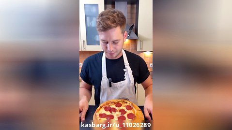 درست کردن کیک پیتزا