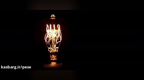 افکت ویدیو رایگان لامپ روشن و خاموش در بک گراند مشکی