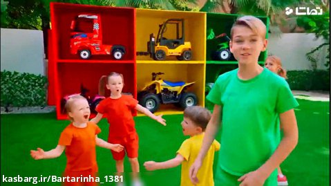 برنامه کودک وانیا و مانیا | وانیا و مانیا و بازی با دوستان | ماشین های رنگی