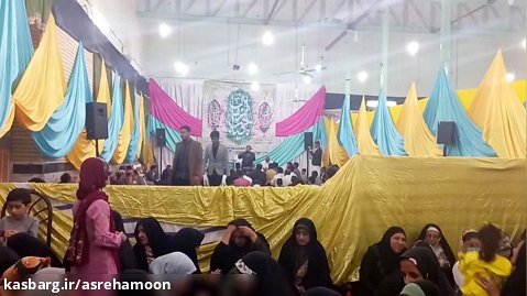 مراسم جشن میلاد یگانه منجی بشریت در مسجد جامع شهرستان خاش برگزار شد
