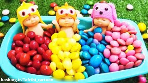 فیلم های کودکانه - توپ  کودکانه شکلاتی -  بازی سرگرمی کودک
