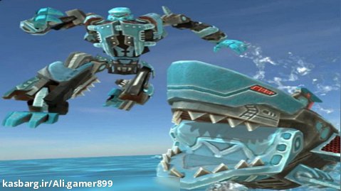 گیم پلی از بازی robot shark