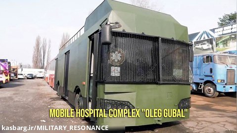 تغییر کاربری اتوبوس غیرنظامی به آمبولانس نظامی - ارتش اوکراین - مارس 2023