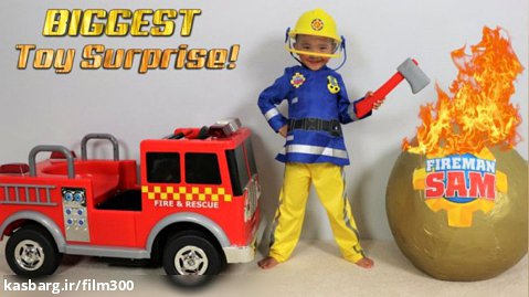 برنامه کودک آتش نشانی : ماشین آتش نشانی اسباب بازی بزرگ : خانه سازی