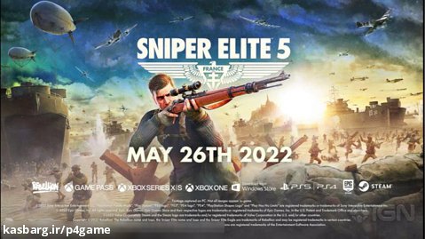 تریلر بازی Sniper Elite 5