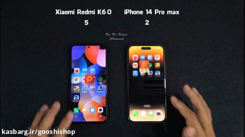 مقایسه و تست سرعت گوشی های Xiaomi Redmi K60 vs iPhone 14 Pro Max