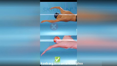 حرکت صحیح دست ها در شنای کرال سینه یا همان شنای ازاد