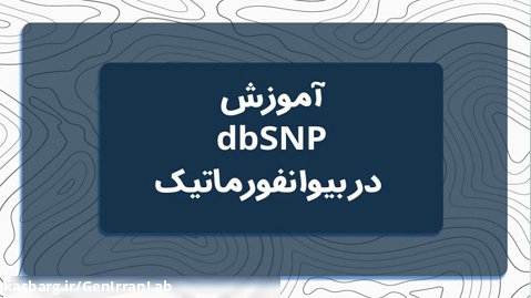آموزش dbSNP در بیوانفورماتیک