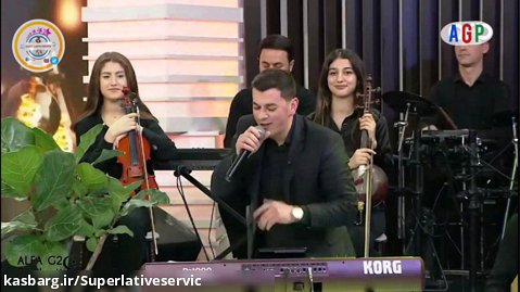 حضور نوازنده مشهور روسی در تلویزیون آذربایجان sakit semedov