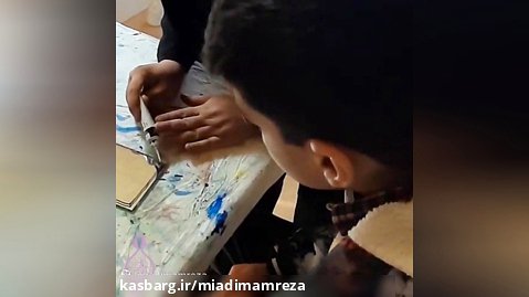 کارگاه هنر تهیه هدیه های دست ساز دانش آموزی به مناسبت روز پدر