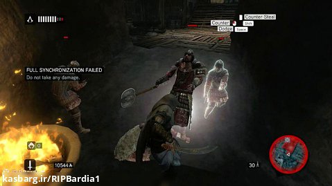بازی Assassins Creed Revelations Gold Editionرفتیم زندان ترکوندیم.خیلی ادم کشتم.