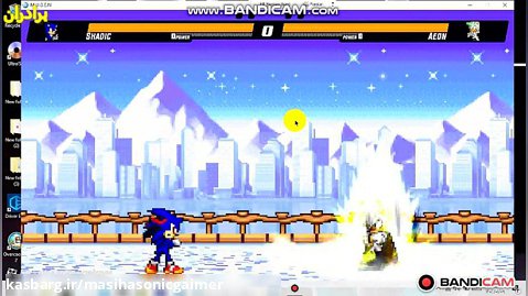 بازی من با شدک در بازی Sonic Mugen V2 (by Sonikku TSK)
