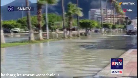 پس از وقوع زلزله پرقدرت در ترکیه، سطح آب دریا در هاتای افزایش یافته است